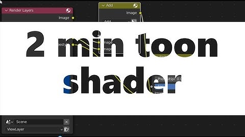2 Minute Toon Style #compositing#blender #lego