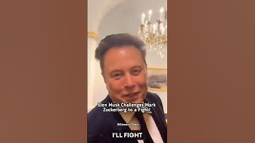 Elon Musk Challenges Mark Zuckerberg to a Fight! 🔥😱 #elonmusk #billionaire #sigmarule #challenges