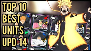 The Top 10 BEST Units in Anime World Tower Defense AFTER Update 14