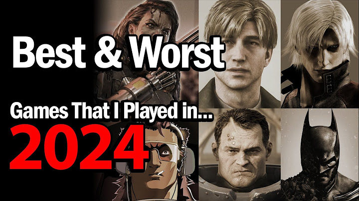 Best & Worst Games I Played in 2024