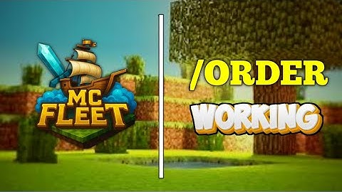 MCFleet Order Command is Back Live | MCFleet Survival Commands | #mcfleet