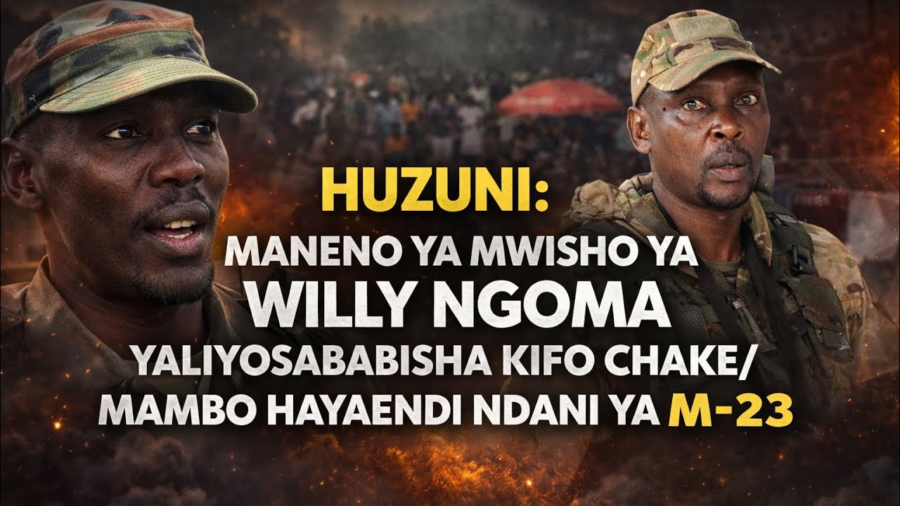 Утешение: Слова Вилли Нгомы, ставшие причиной его смерти / M-23 погас / Ненависть воцарилась