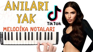 ANILARI YAK Melodika Notaları - KAVUŞMAMIZ YASAK