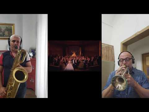 Brindisi Traviata G. Verdi - Baritone Saxophone and Eb Cornet