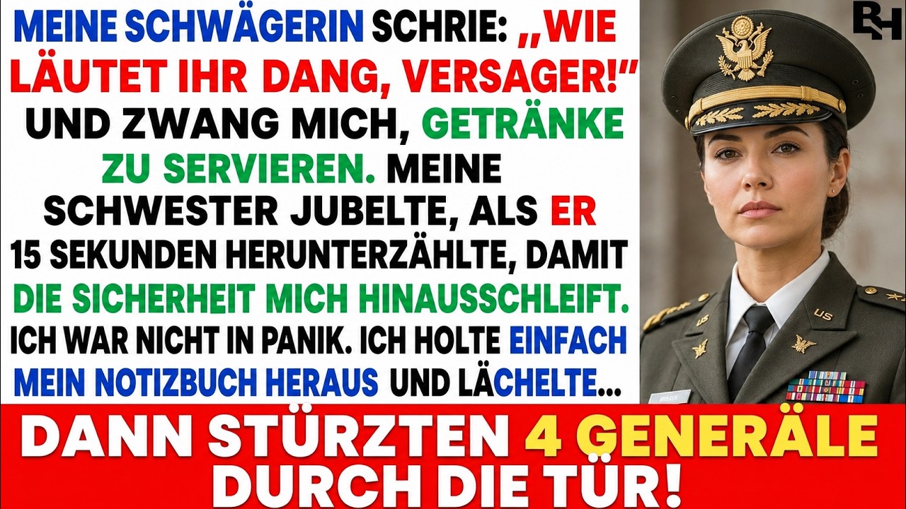 „Welchen Rang hast du, Versager?“ – Mein Schwager lachte über mich… bis 4 Generäle salutierten