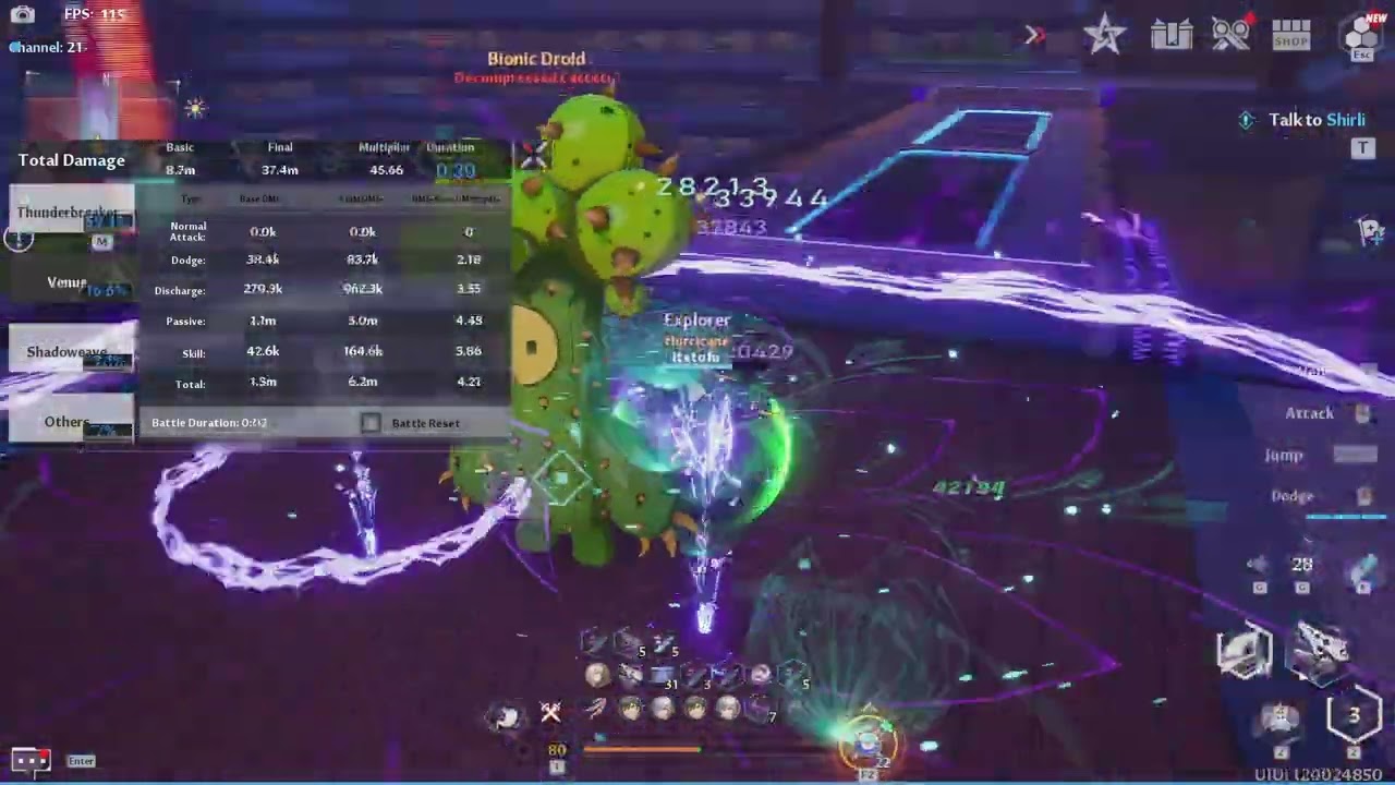 Tower of Fantasy - 110m Parse with Tian Lang!!!