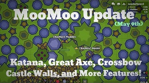 Moomoo.io - Update Explanation | Analyzing All New Weapons/Features [May 9th]