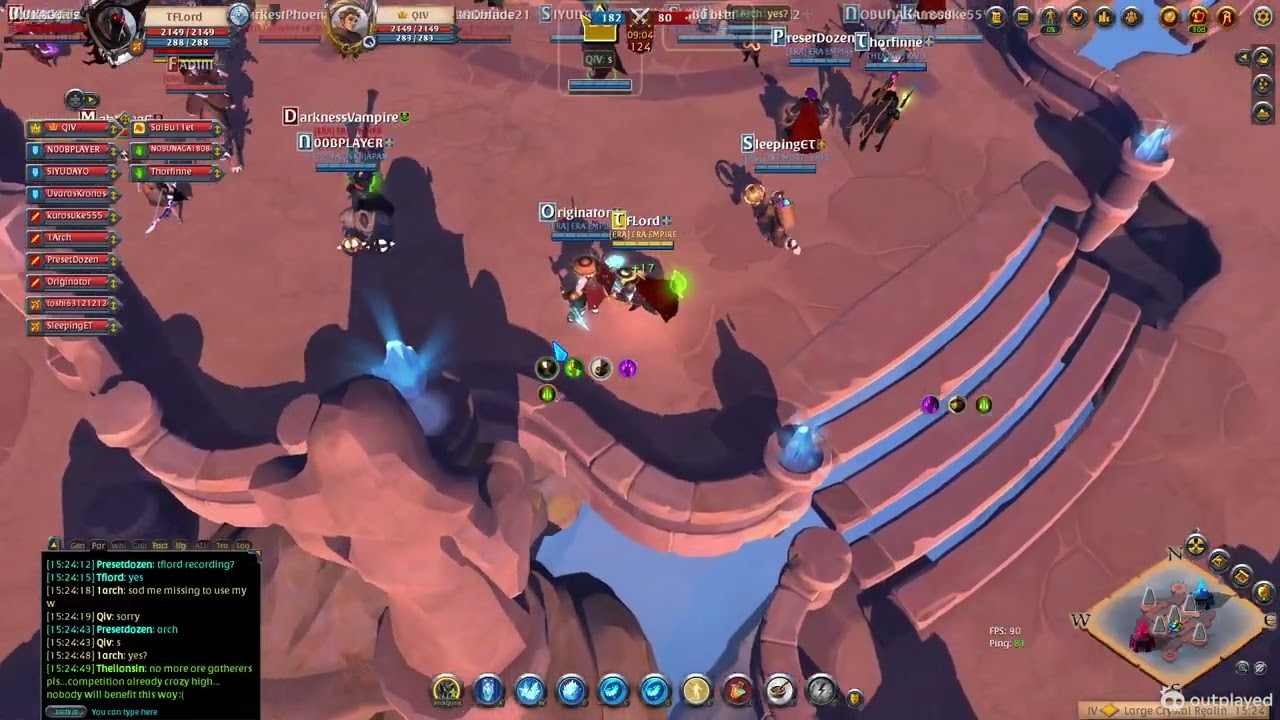 Albion ark vs Era Empire Scrims | Perma Pov | Ally Fight| Albion online