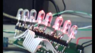 LED VU METER on HCS08 Freescale Microcontroller