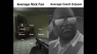 Average Nick Fan vs Average Coach Enjoyer