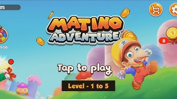 Gameplay With Sufi Games: Supper Matino Level 1 to 5 Android Walkthrough || World 1