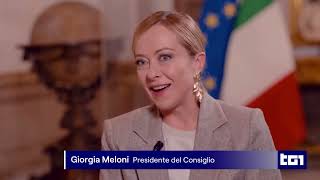 Lintervista Di Giorgia Meloni Al Al Tg1. Non Ela