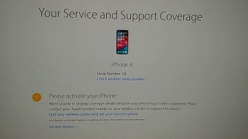 What Warranty Page shows on Iphone if you haven
