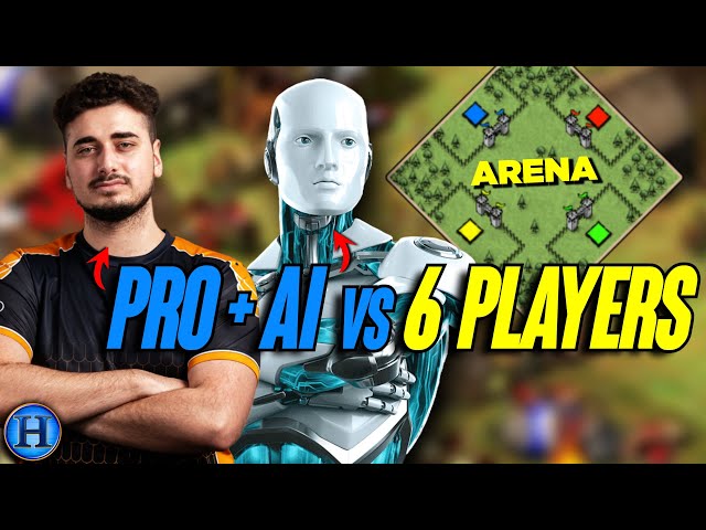 Hera + Extreme AI vs 6 Players | AoE2 class=