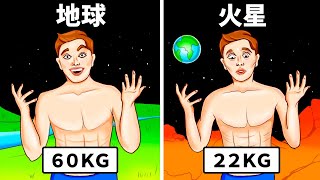 あなたの体重は太陽系の惑星の上でどう変わる？