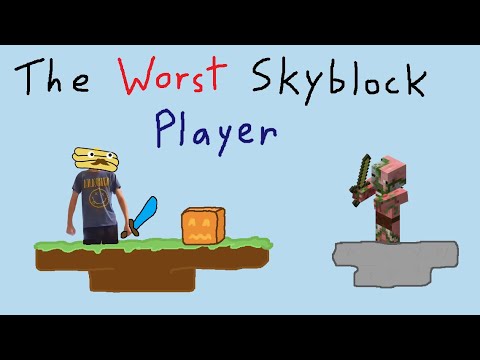 Foolish boy attempts to play Hypixel Skyblock