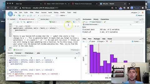 STAT 234 Errors in R