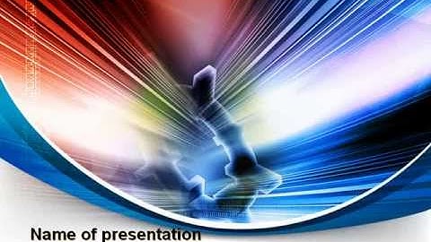 Bright Abstract Gear PowerPoint Template by PoweredTemplate.com