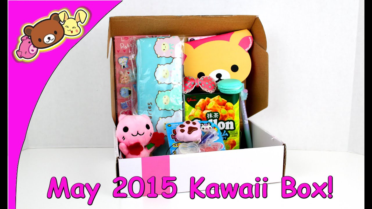 Kawaii Box May 2015 Monthly Subscription Box Opening/Review! YouTube