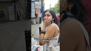 Approach an angel for portrait | she is a model 😳 #love #nycphotoshoot #shorts #streetphotography