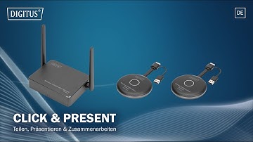 DIGITUS® Click & Present Pro - Wireless Collaboration System