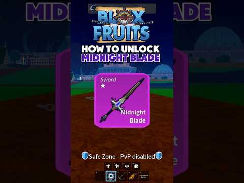 Part 70 How To Unlock The Midnight Blade Foryou Bloxfruits Roblox Sword Midnight