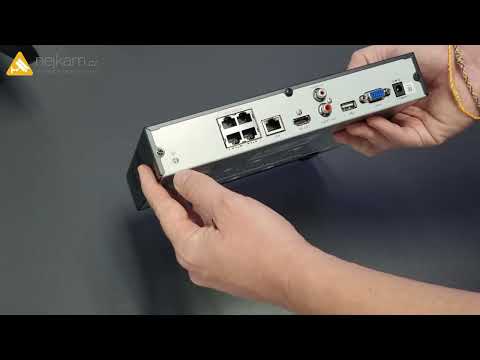 AI IP NVR nahrávací zařízení PATRONUM s POE PRNVR9P4V5 - UNBOXING