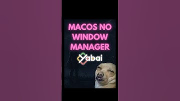 Window manager #yabai in #macos