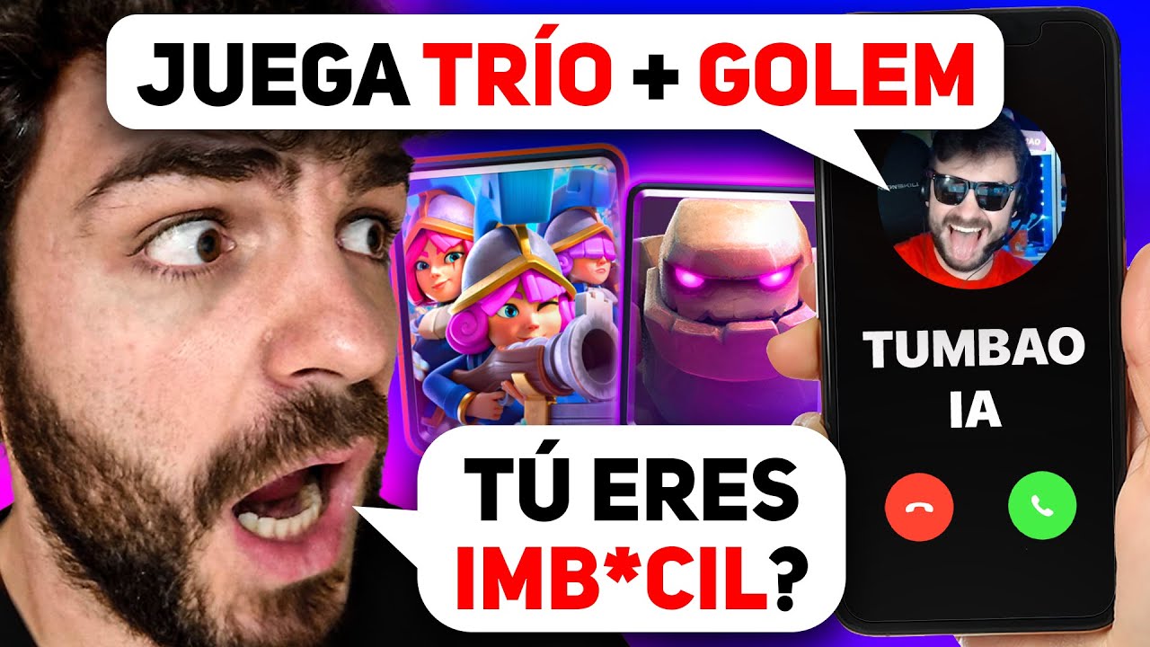 Le Pedí a Tumbao IA Mazos con el Nuevo Trio y no creeras lo que pasó! 💀