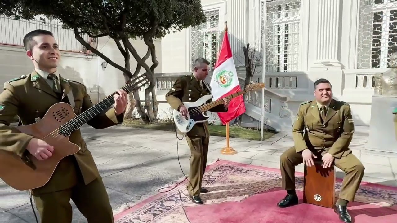 Orfeón Nacional de Carabineros de Chile por el 203.° aniversario de la Independencia del Perú