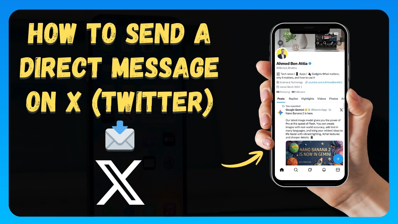 How to Send a Direct Message on X (Twitter) 📩 [New 2026 Update] - YouTube