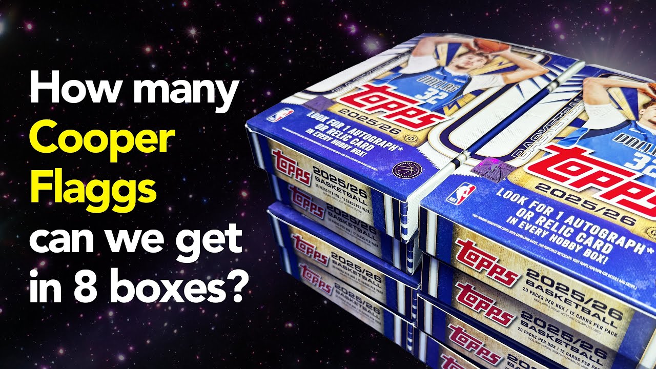 I opened 8 Hobby Boxes of Topps 25-26 Basketball - How did I do?