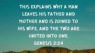 Genesis 2:24 Song NLT