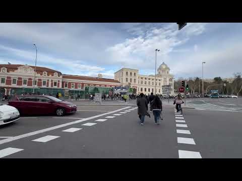 🔴 [4K] walking Madrid Rio Principe Pio