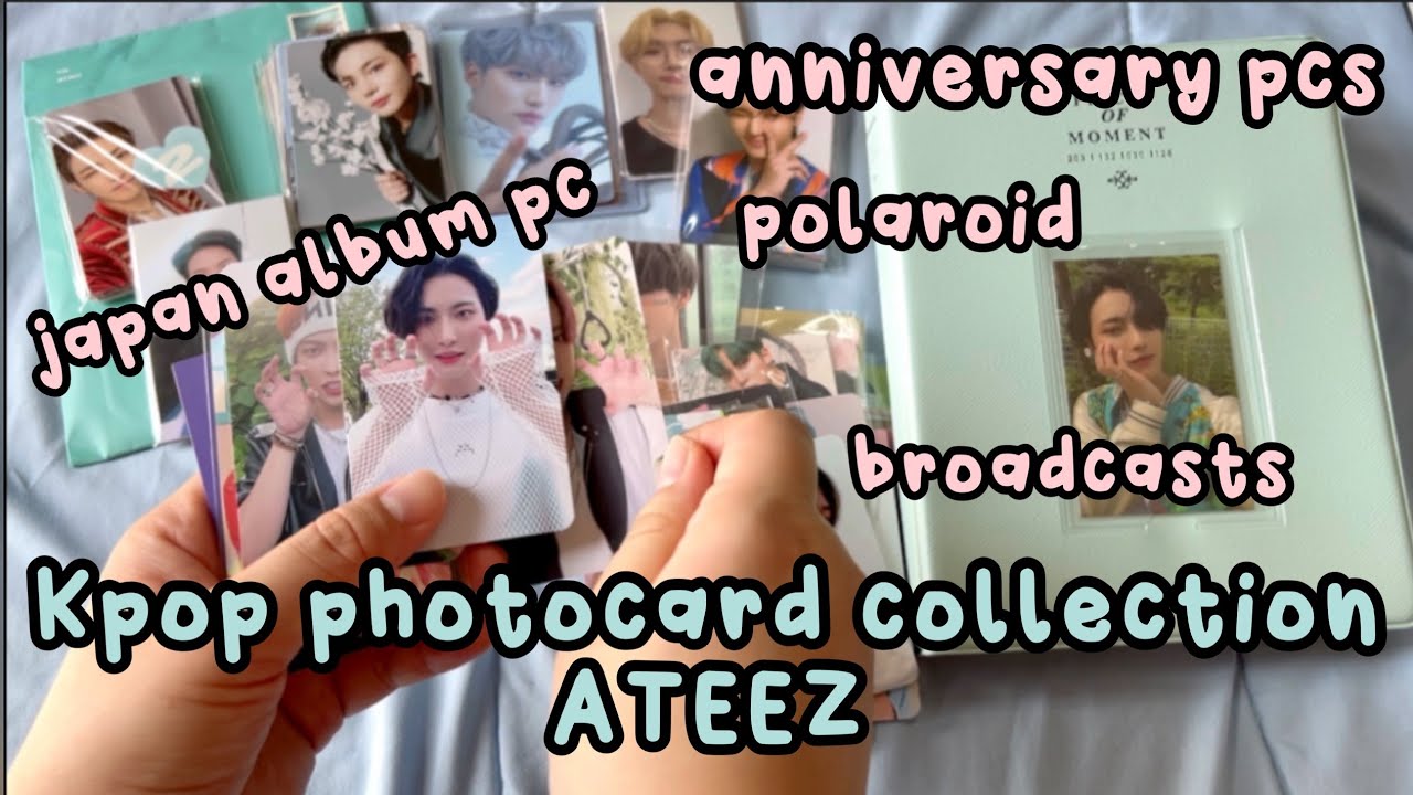 Kpop photocard collection haul tour: ATEEZ