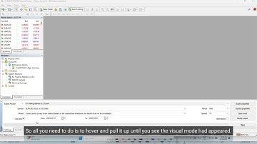 Where to find the visual mode in MetaTrader 4 Strategy Tester | Step by Step Guide