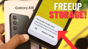 Fixed: Not Enough Storage Space on Samsung Galaxy A14 5G!