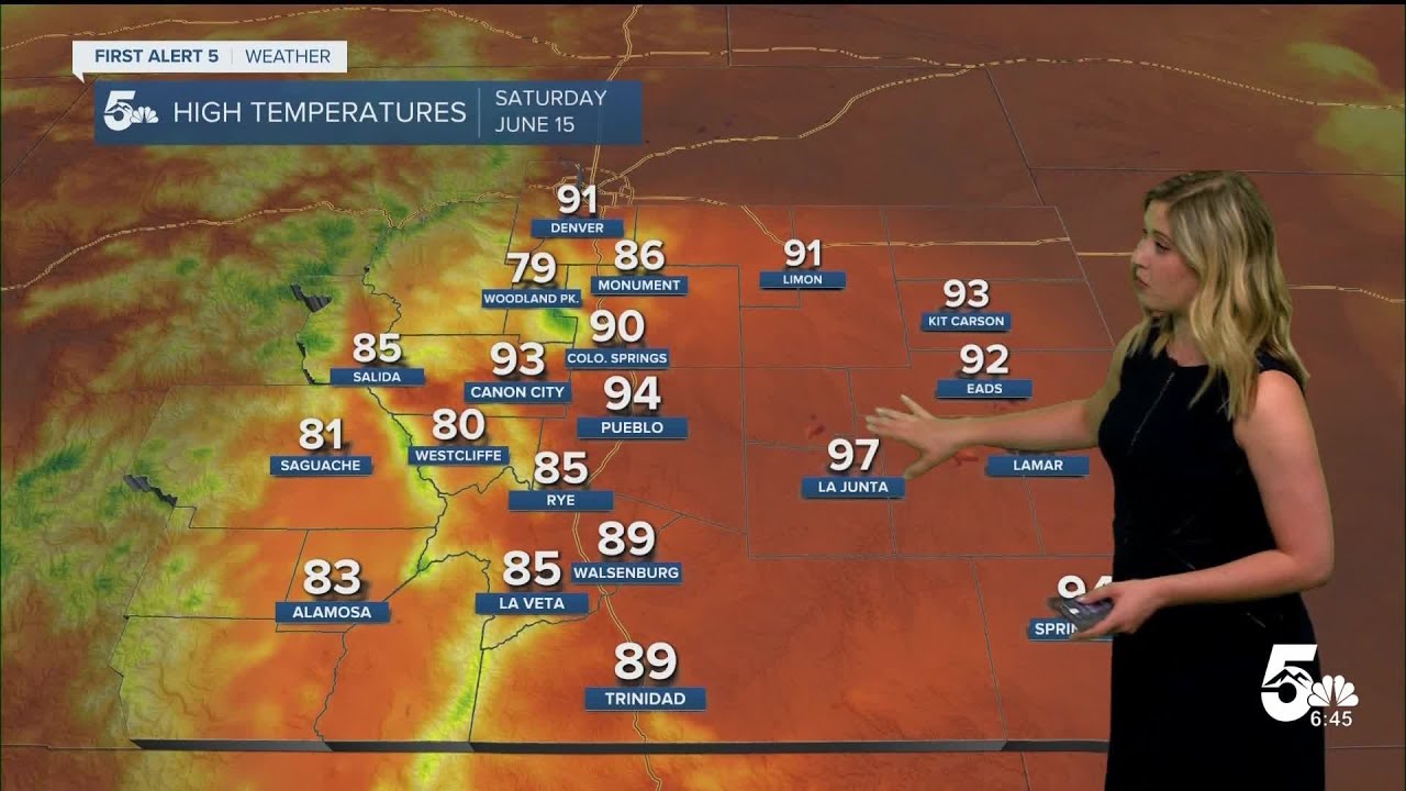 Hot temperatures return for Father's Day weekend in Colorado - YouTube