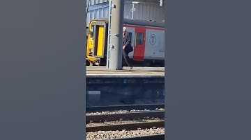 class 153 departure from Ebbw value  town to Newport