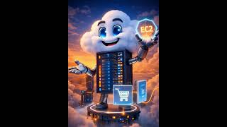 Meet Amazon EC2 🤖 | The Server That Powers the Cloud! #cloudcomputing #youtubeshorts