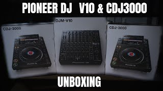 Pioneer DJ CDJ-3000 &amp; DJM-V10 Unboxing