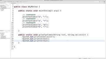 JAVA method - 4. 메소드의 입력
