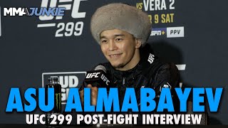 Asu Almabaev Asks For Top 10 Opponent After Unanimous Decision Victory | UFC 299