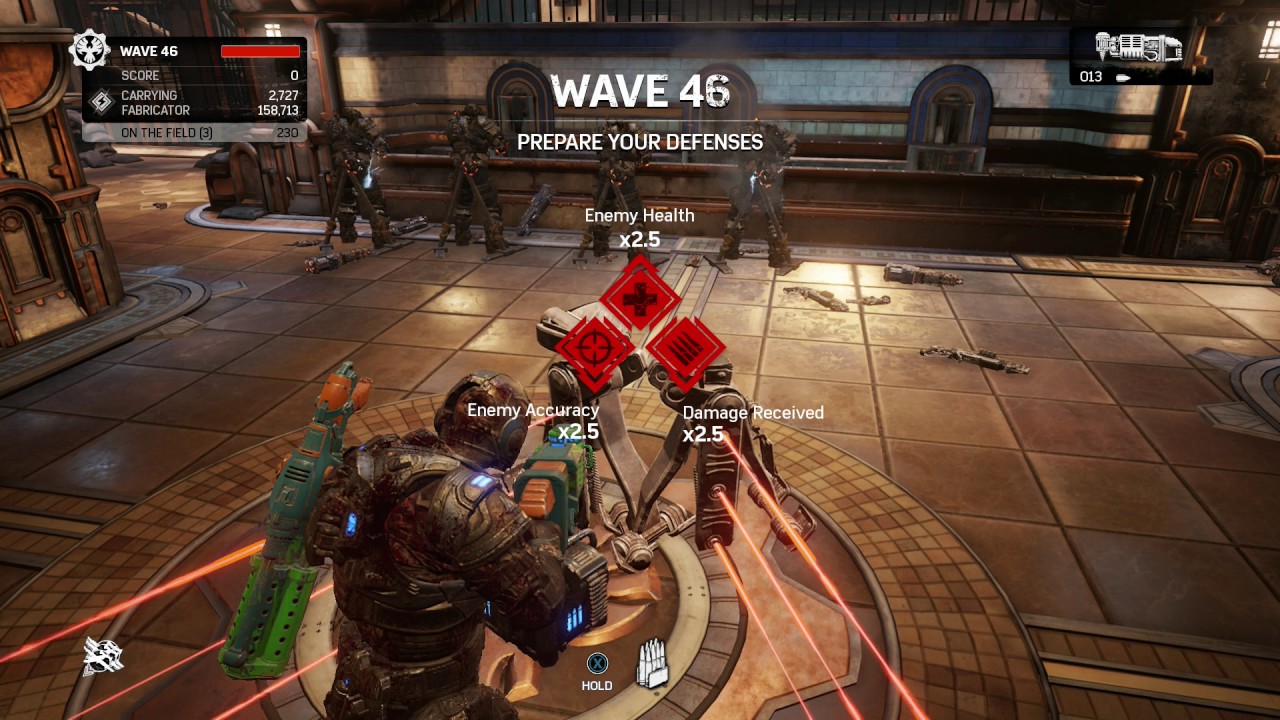 Horde Waves 4150 INCONCEIVABLE DIFFICULTY! Gears of War 4 YouTube