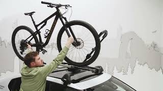Thule Bike Rack Installation - Roof Thule Upride 599001 - Bike Carbon