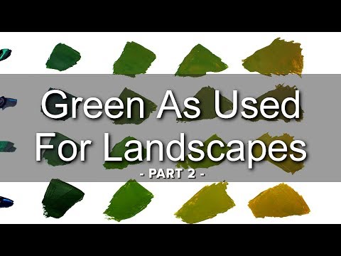 How To Paint Landscape In Gree?