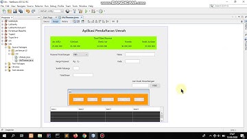Cara menambahkan Tanggal pada tabel data di  NetBeans #JAVA