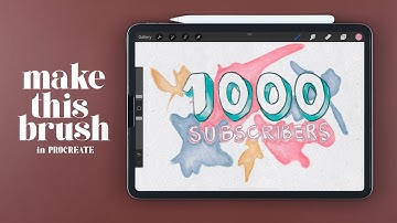 Create Watercolor Blender Brush in PROCREATE