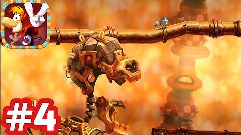 Rayman Fiesta Run - Gameplay Walkthrough - Part 4 (Level 13 - 16) iOS/Android