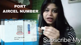 How to PORT your AIRCEL India Connection Genuine Steps screenshot 5